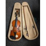 VIOLIN BY PALATINO WITH A CANVAS CASE