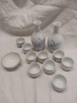 SET OF SAKI CUPS & CONTAINERS