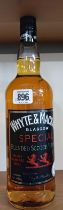 1ltr BOTTLE OF WHYTE & MACKAY BLENDED SCOTCH WHISKEY