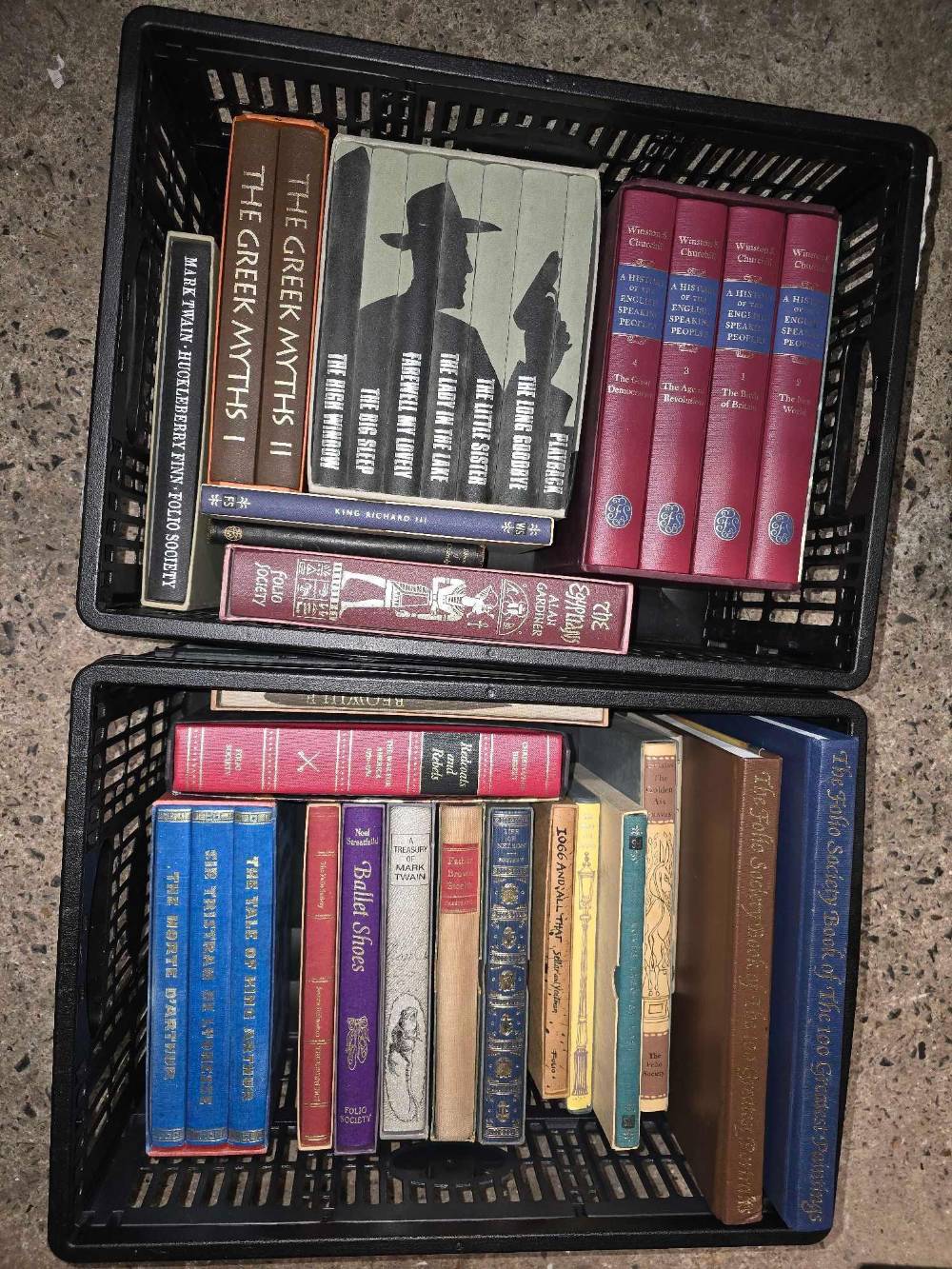 2 CARTONS OF FOLIO SOCIETY BOOKS INCL;