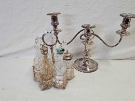 EP CANDELABRA & CRUET