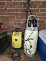 A KARCHER 520M & A KINZO ELECTRIC POWER WASHERS - NOT KNOWN IF COMPLETE