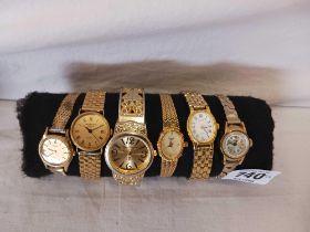 SIX MORE LADIES WRIST WATCHES