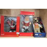 3 BOXED FIGURES,