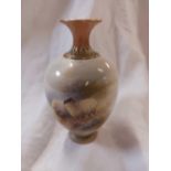 ROYAL WORCESTER VASE SIGNED BY A DAVIES