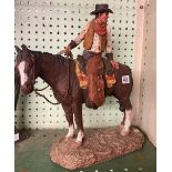 FIGURE OF JOHN WAYNE ON A HORSE