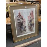 F/G SIGNED PRINT OF THE SHAMBLES YORK