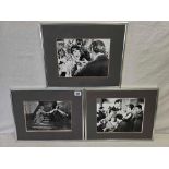 SET OF 3 PHOTOGRAPHIC STILLS FROM HOLLYWOOD MOVIE MY FAIR LADY FEATURING AUDREY HEPBURN 11 X 14”