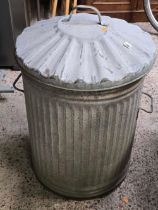 GALVANISED DUST BIN