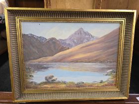 4 FRAMED OIL PAINTINGS, 1 BY RICHARD ROBERTS OF NORTH WALE'S, 1 IS A RURAL SCENE,