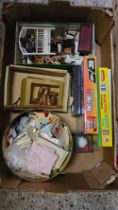 2 CARTONS OF MISC DOLLS HOUSE FURNITURE