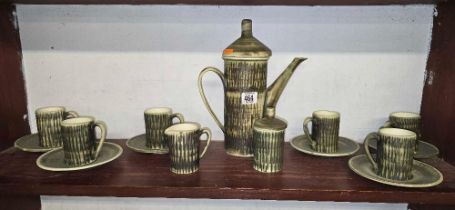 BRISTOW POTTERIES MALTA COFFEE SET