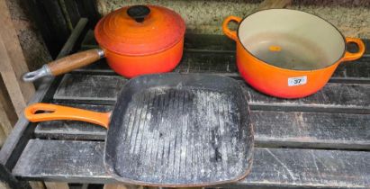 3 LE CREUSET UTENSILS