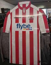 LARGE PLASTIC CUTOUT EXETER CITY FOOTBALL SHIRT,