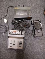 LARGE QTY OF CAMERAS, ELECTRO EQUIPMENT INCL; POLAROID 3000 CAMERA, BROWNIE, SAMSUNG, OLYMPUS,