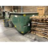 STEEL DUMP BIN SCRAP NOT INCLUDED. JESCO BRAND. MODEL 211381. 4 YD.³ CAPACITY. 6000 POUND MAX CAPACI