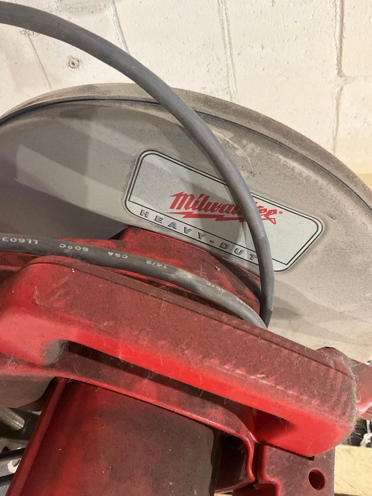 MILWAUKEE 14 INCH ABRASIVE CUT OFF CAW - Image 6 of 7