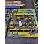 LOT OF C-CLAMPS