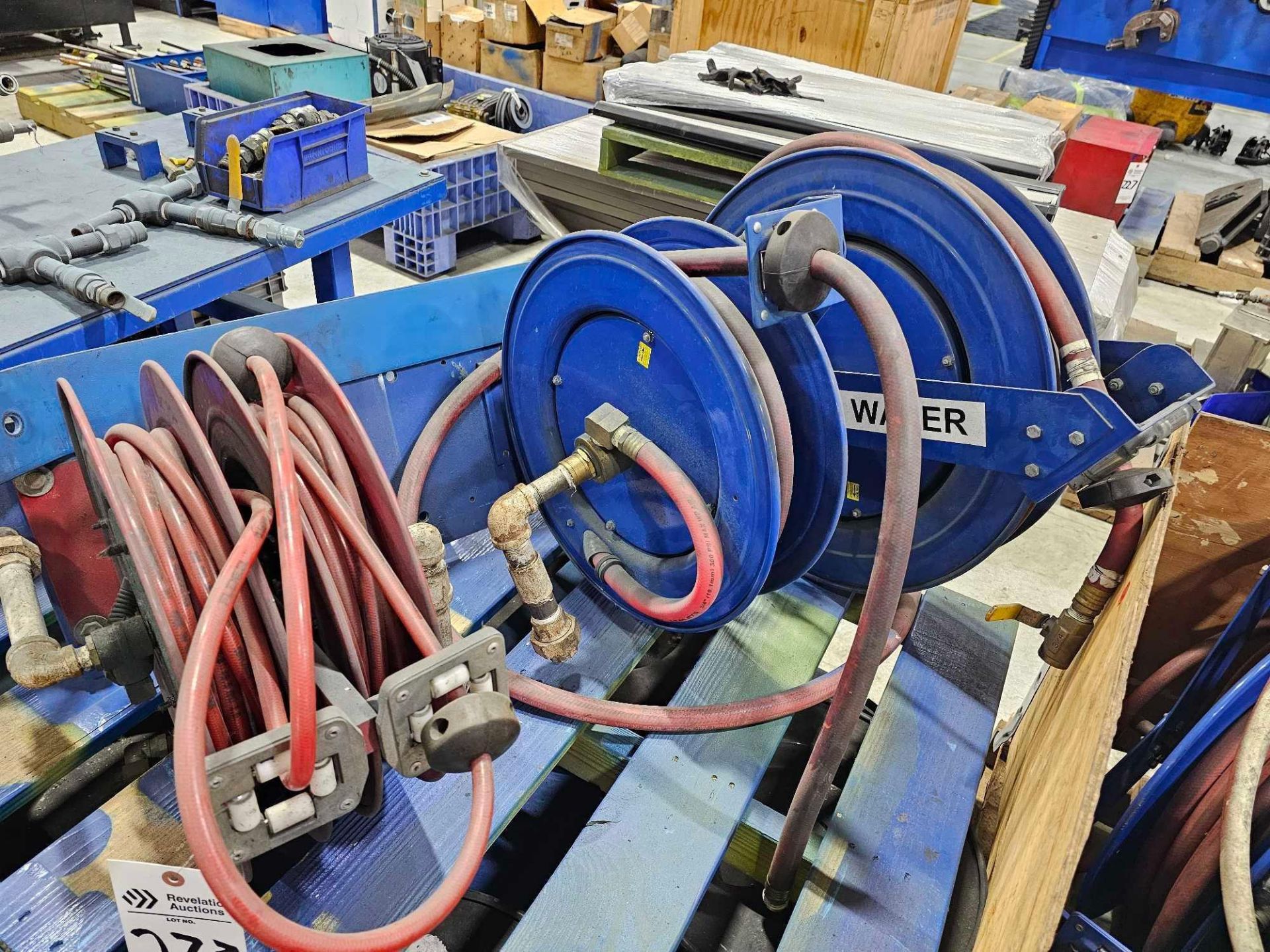 (2) PALLETS WITH (8) HOSE REELS - Image 2 of 5
