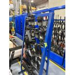 CAT 50 TOOL HOLDER RACK WITH TOOL HOLDERS AND TOOLING