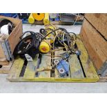 AIR HOSE REEL AND BUDGIT 1 TON HOIST