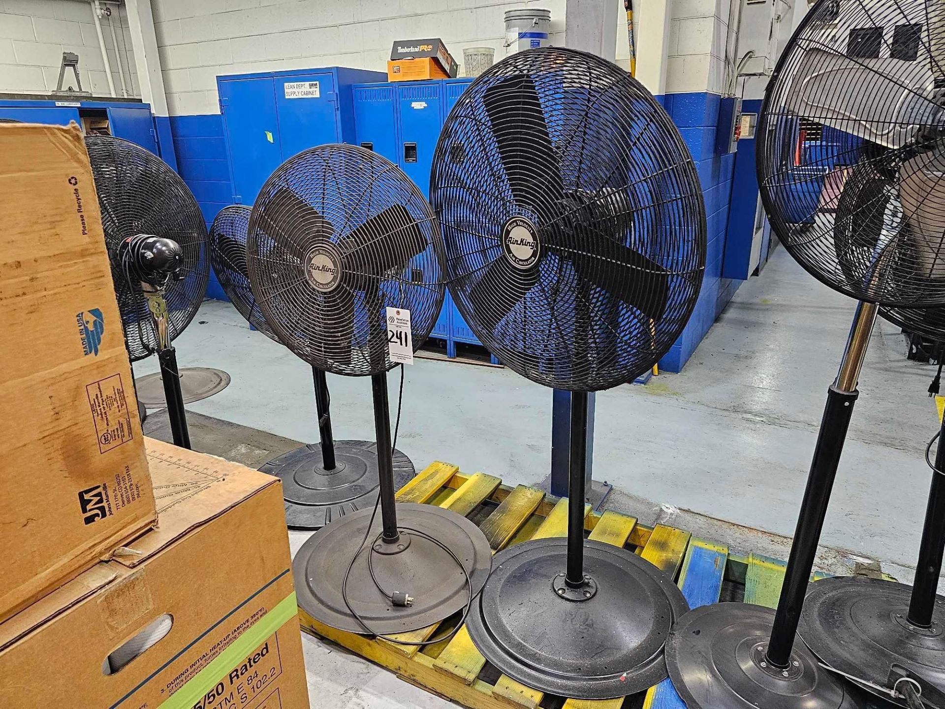 (2) AIR KING SHOP FANS