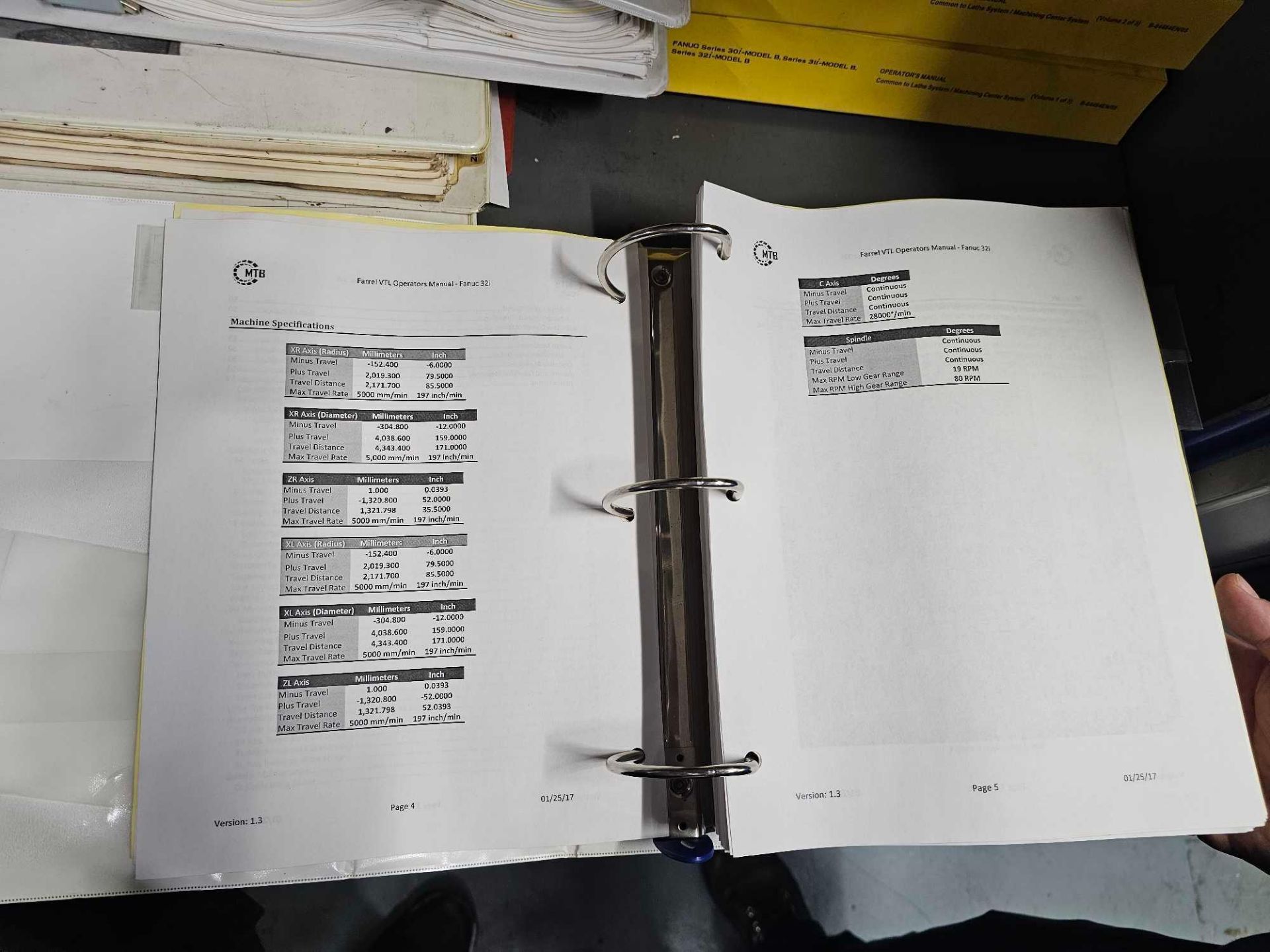 FARREL 120" TABLE VBM REBUILT WITH FANUC SERIES 32I MODEL B CNC CONTROL, - Image 42 of 44