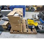 PALLET OF SAFETY BARRIERS AND (2) FILTERMIST SYSTEMS