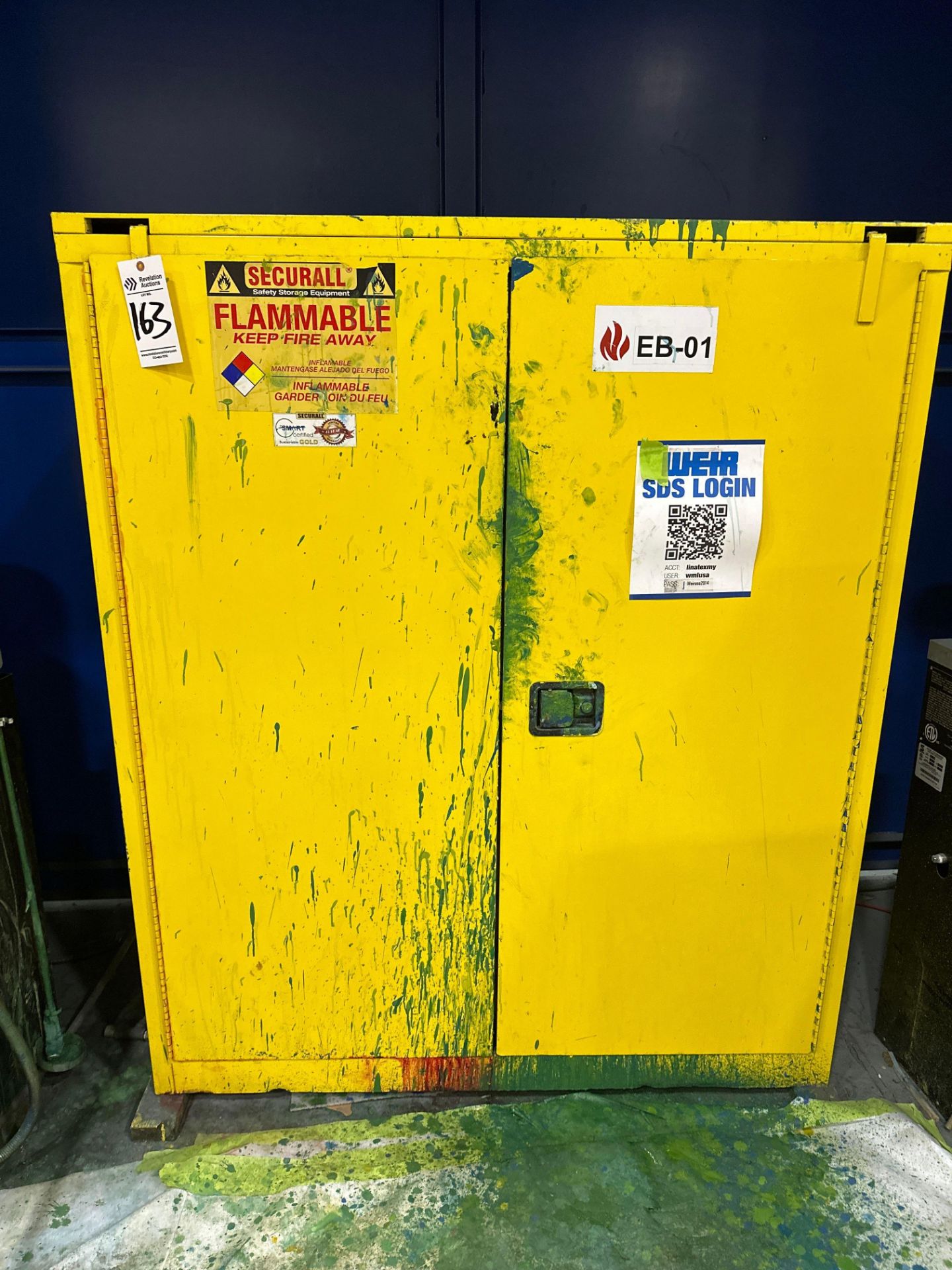 SECURALL FLAMMABLE LIQUID STORAGE CABINET