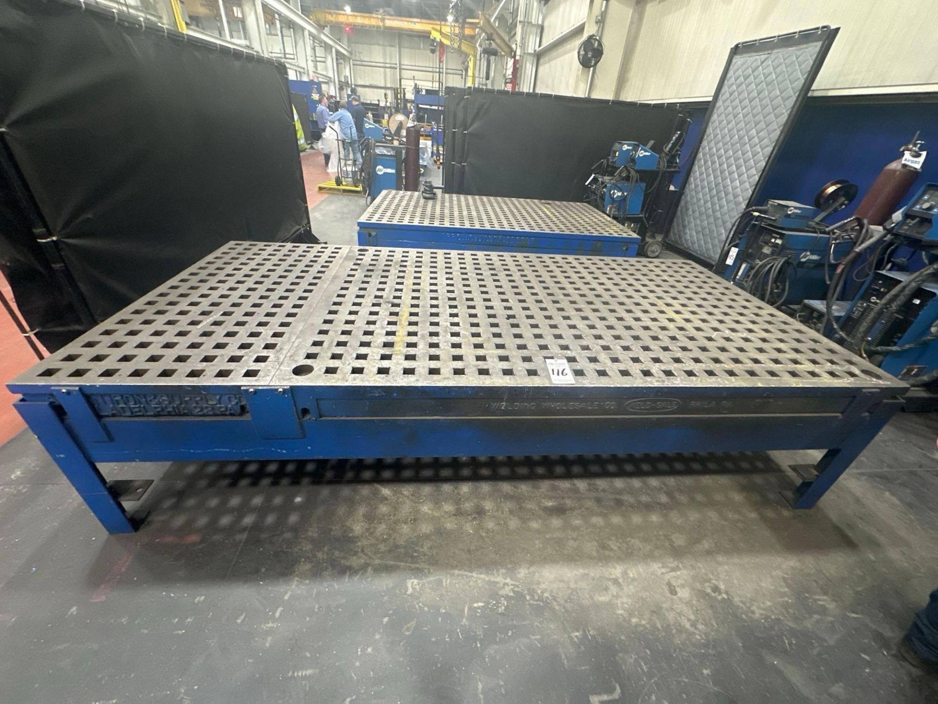 5' X 10.5' WELD-SALE WELDING TABLE