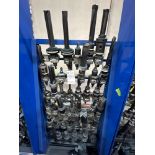 CAT 50 TOOL HOLDER RACK WITH TOOL HOLDERS AND TOOLING