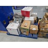 PALLET OF ELECTRICAL CABLE BOXES