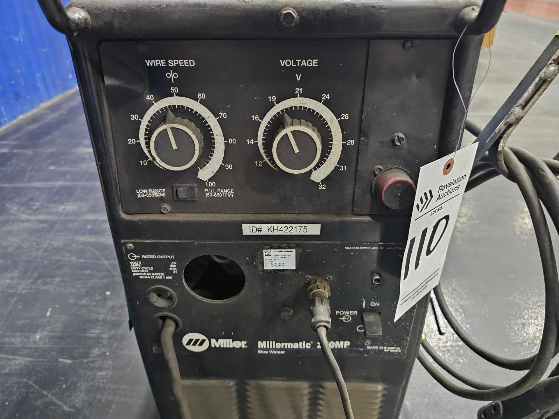 MILLERMATIC 250MP WELDER - Image 6 of 6