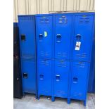 (8) HALLOWELL HALF LOCKERS