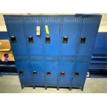 (10) TENNSCO STEEL HALF LOCKERS