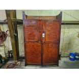 WOODEN CABINET (NO CONTENTS)
