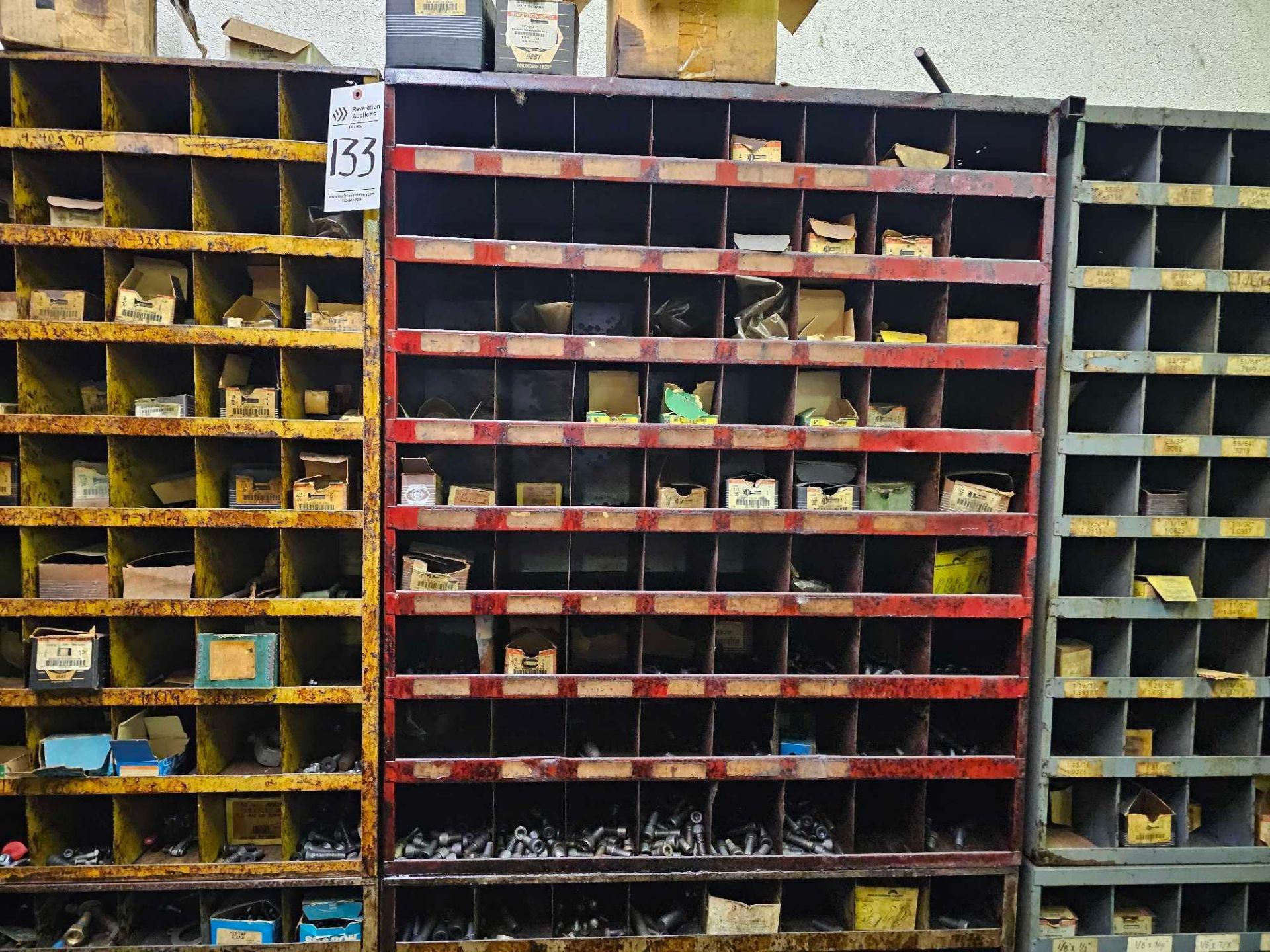 (4) SHELVES WITH CONTENTS OF FASTENERS - Image 4 of 6
