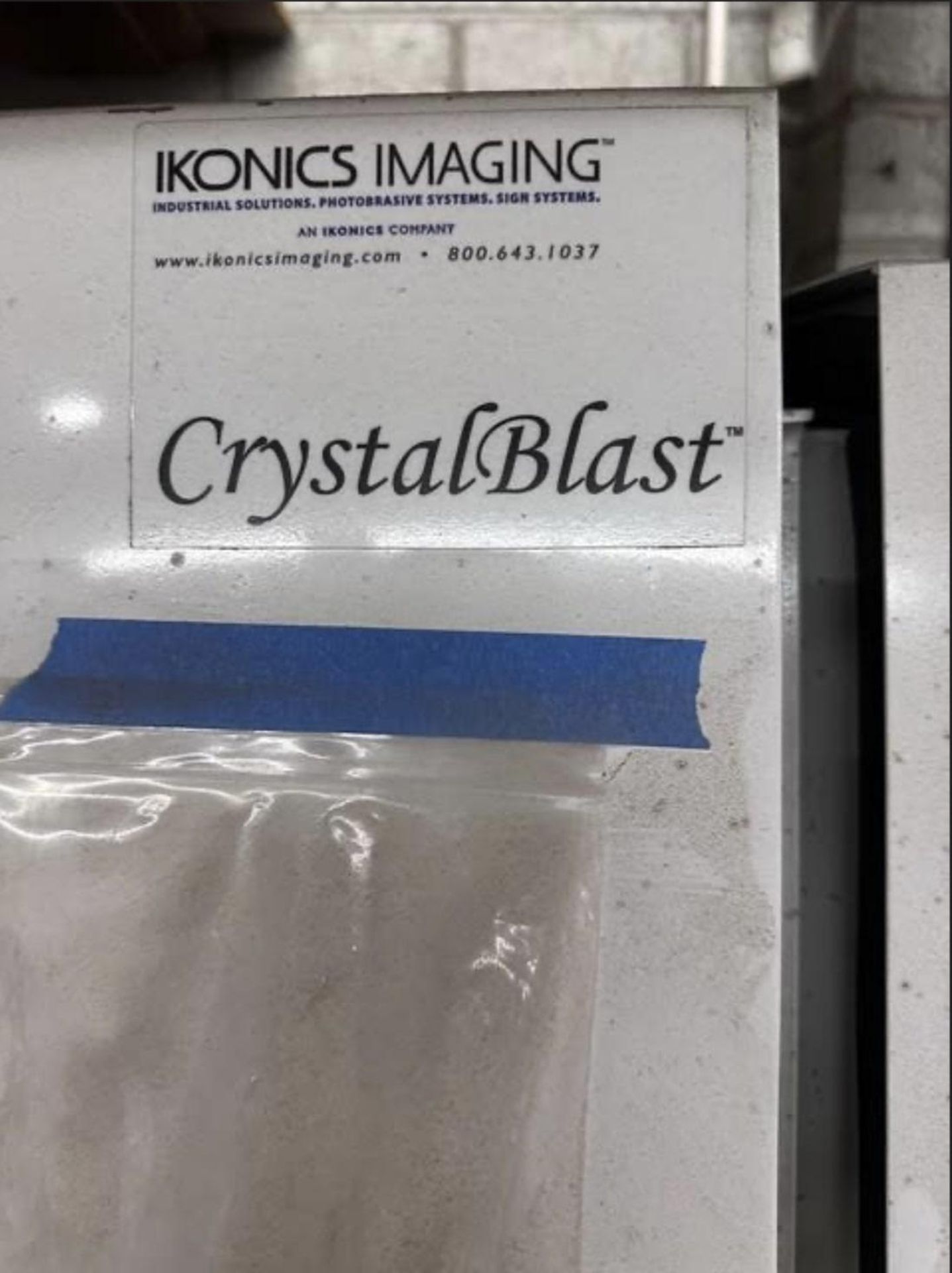 CRYSTALBLAST EXPANDED SAND BLASTING CABINET - Image 7 of 7