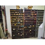 (4) SHELVES WITH CONTENTS OF FASTENERS