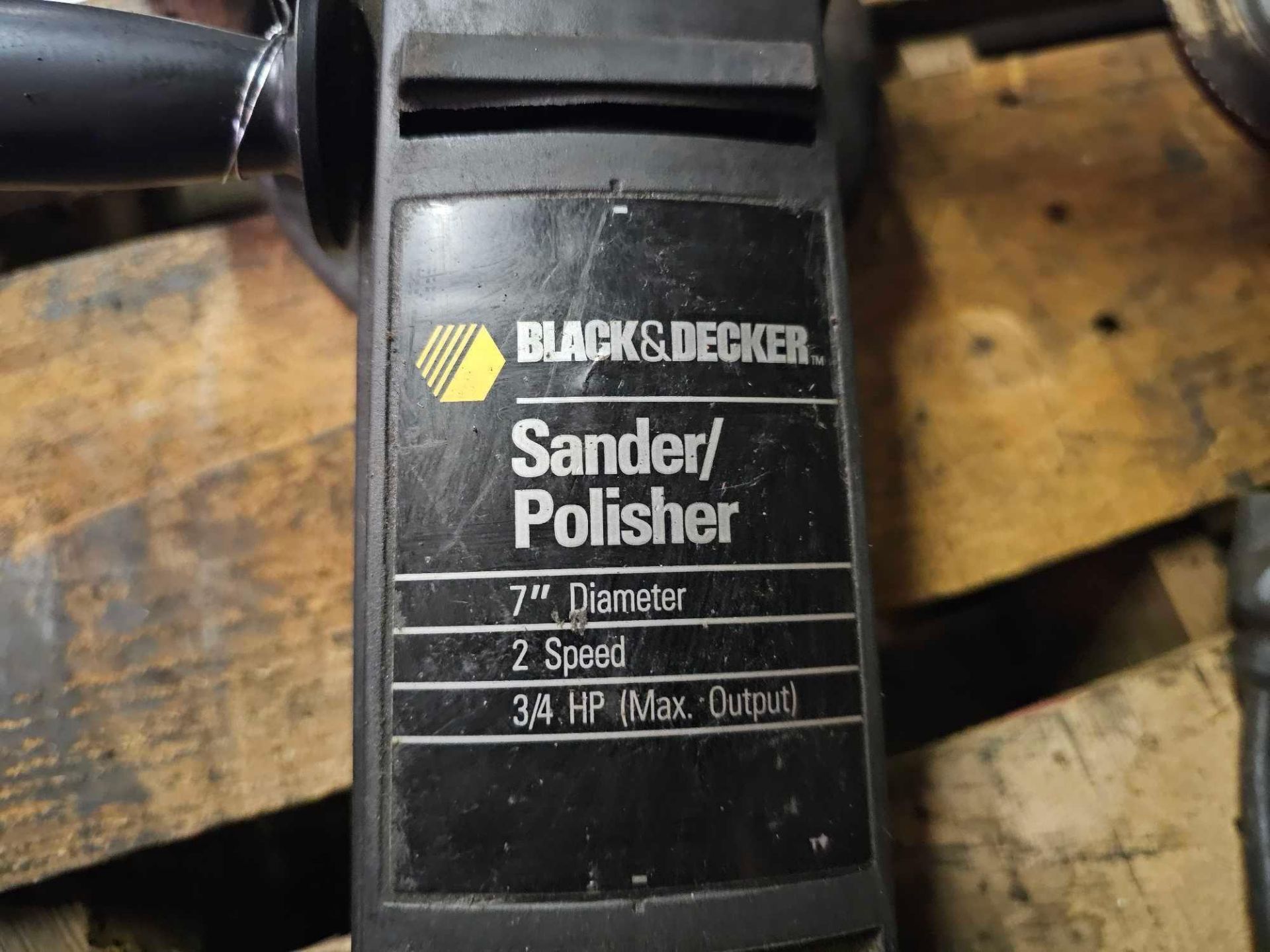 BLACK AND DECKER SANDER/POLISHER, BOSCH ANGLE GRINDER - Image 4 of 7