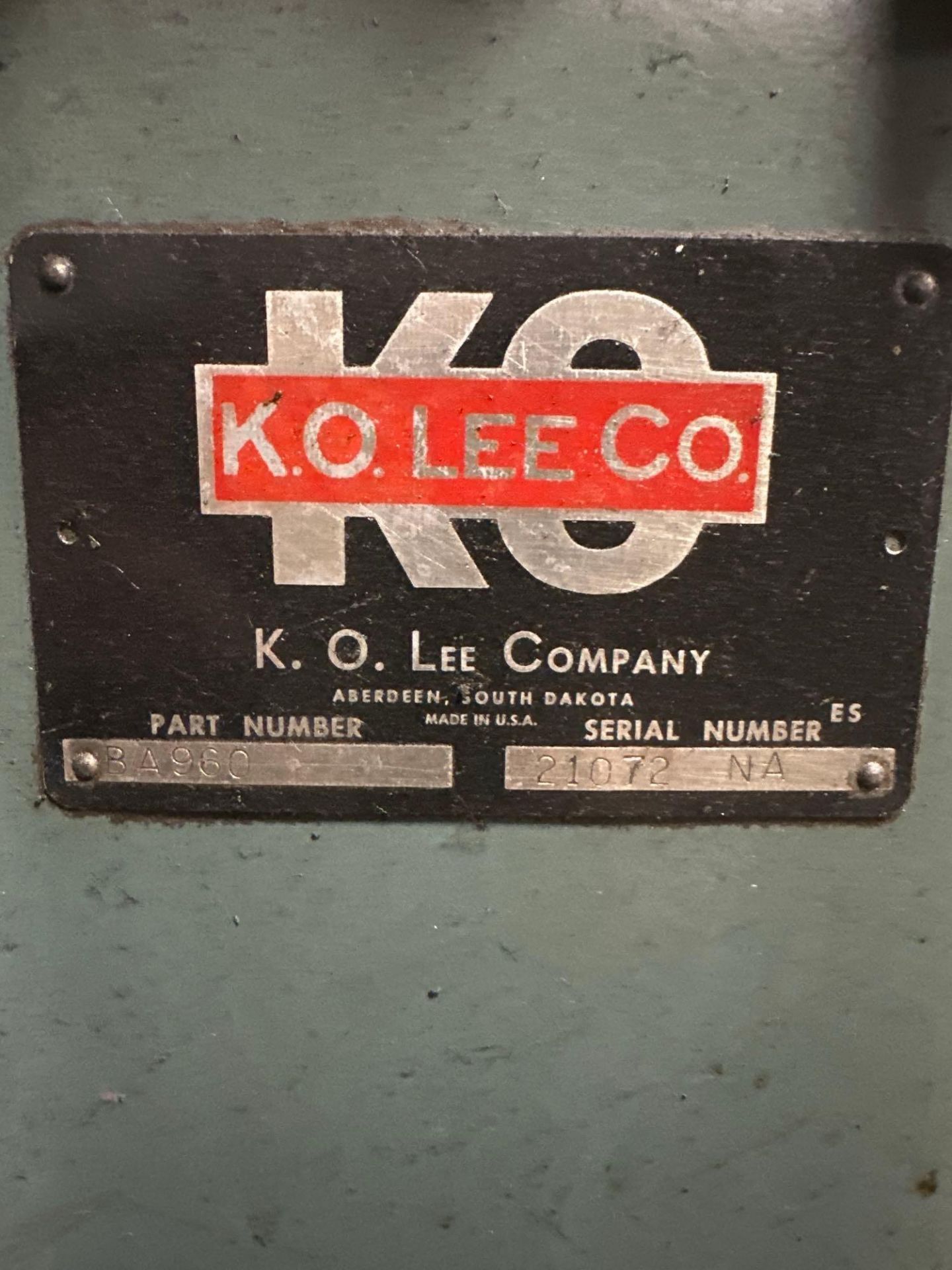 K.O.LEE B923GL GRINDER - Image 7 of 7