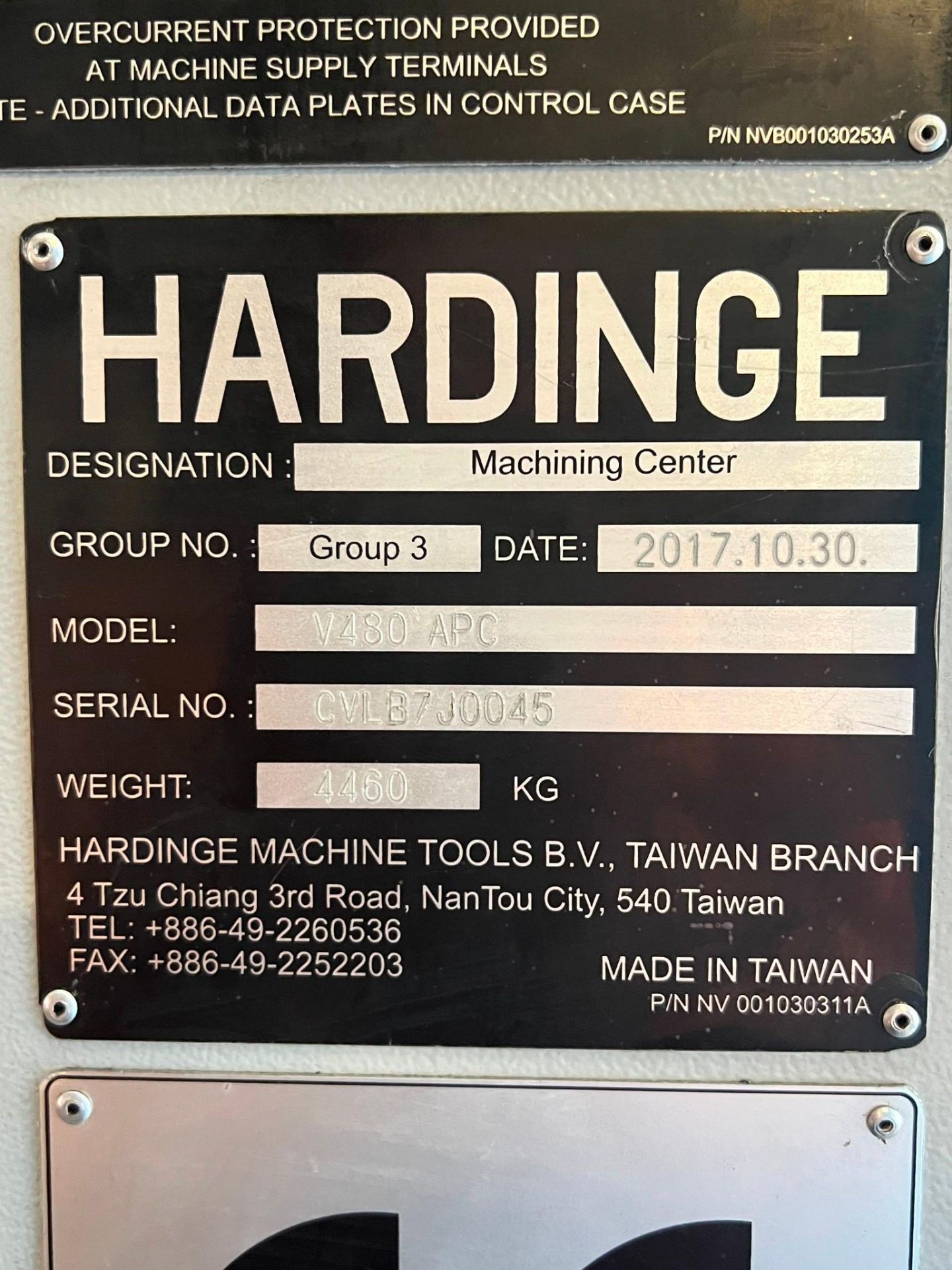 HARDINGE V480 APC VMC, 2018 - Image 7 of 7