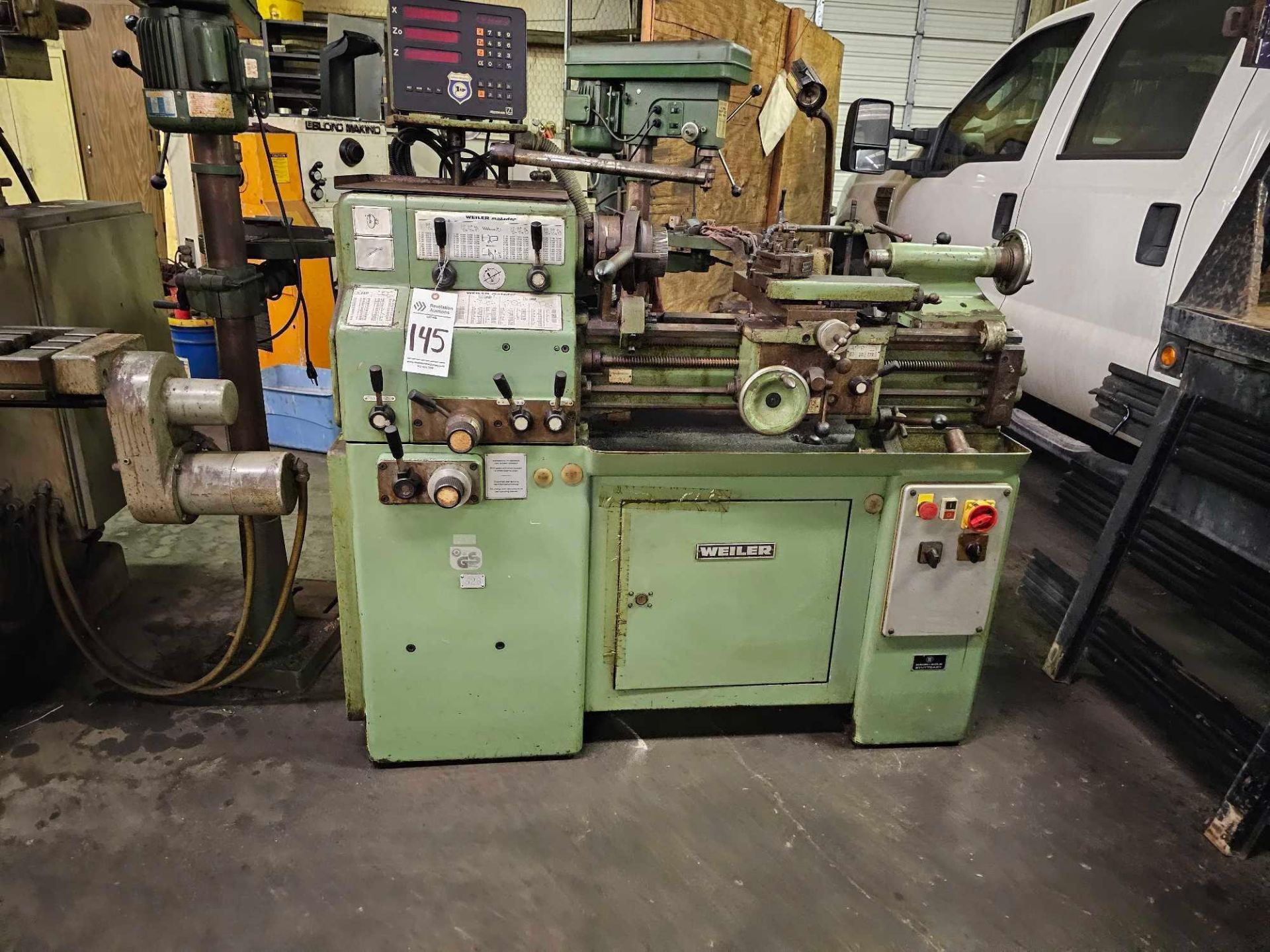 WEILER MATADOR LATHE WITH DRO