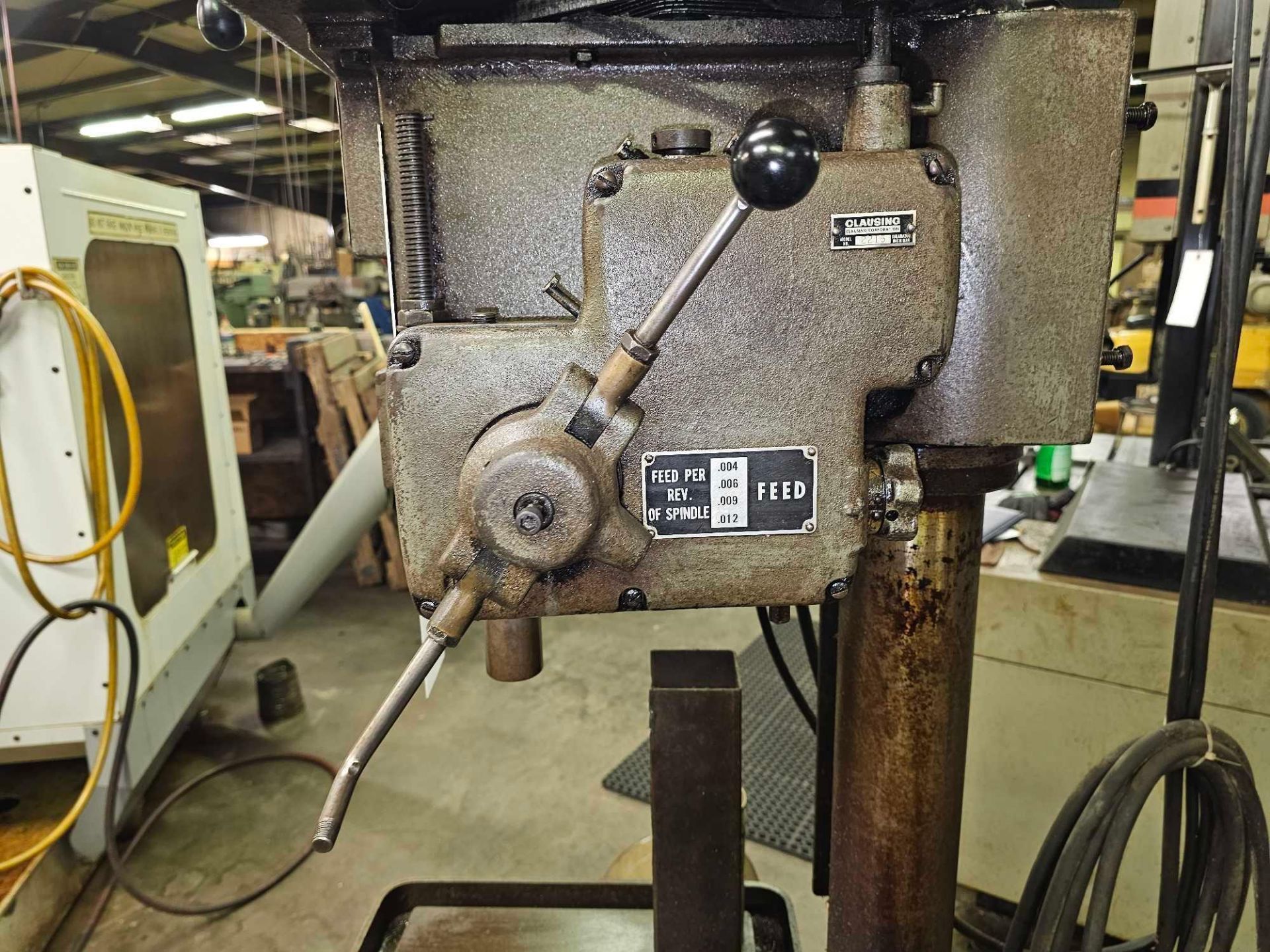 CLAUSING DRILL PRESS (NOT WORKING) - Image 6 of 12