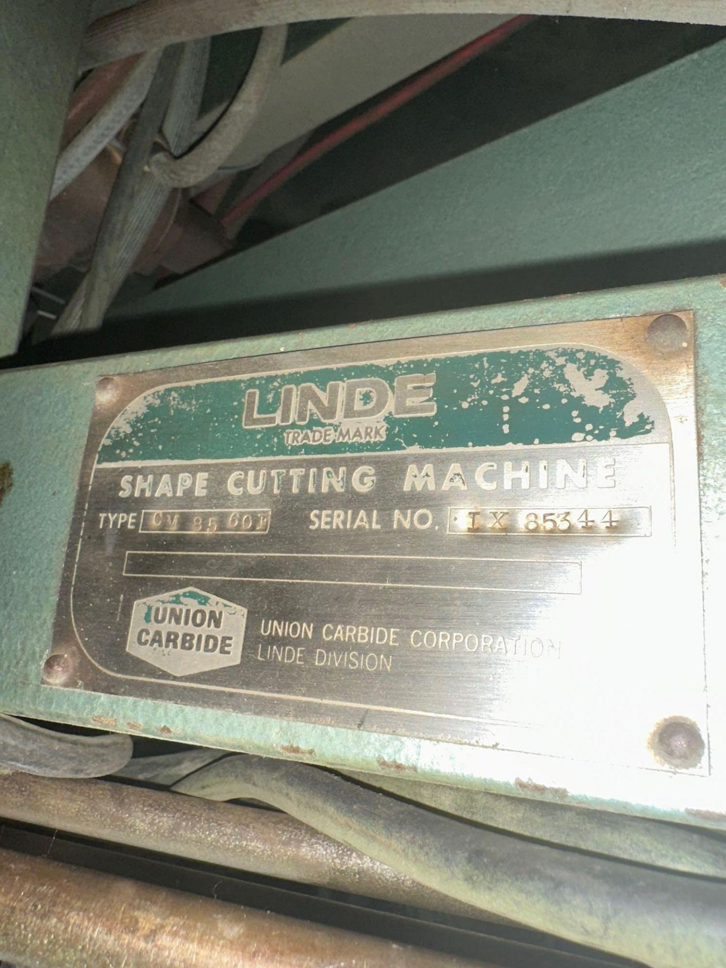 LINDE ULTRAGRAPH RC SERIES SHAPE CUTTING MACHINE - Image 10 of 11