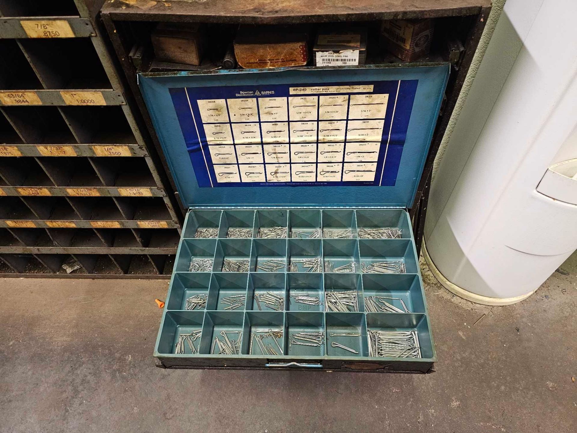 (3) SHELVES AND (8) FASTENER CONTAINERS WITH CONTENTS - Image 60 of 61