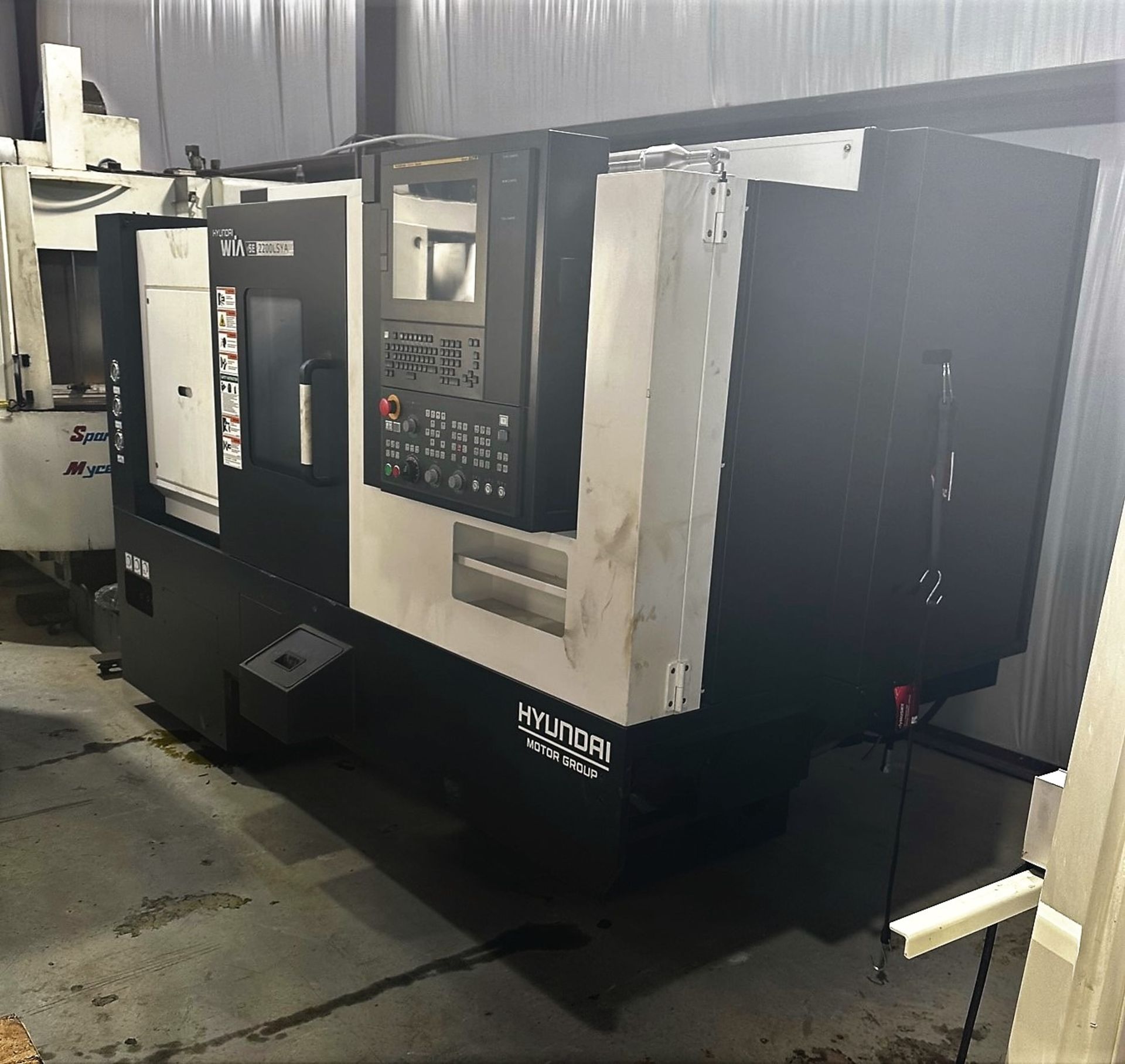 HYUNDAI WIA SE2200LSYA CNC TURNING CENTER, 2022 - Y AXIS, MILLING, SUB SPINDLE, 57 HOURS! - Image 10 of 10