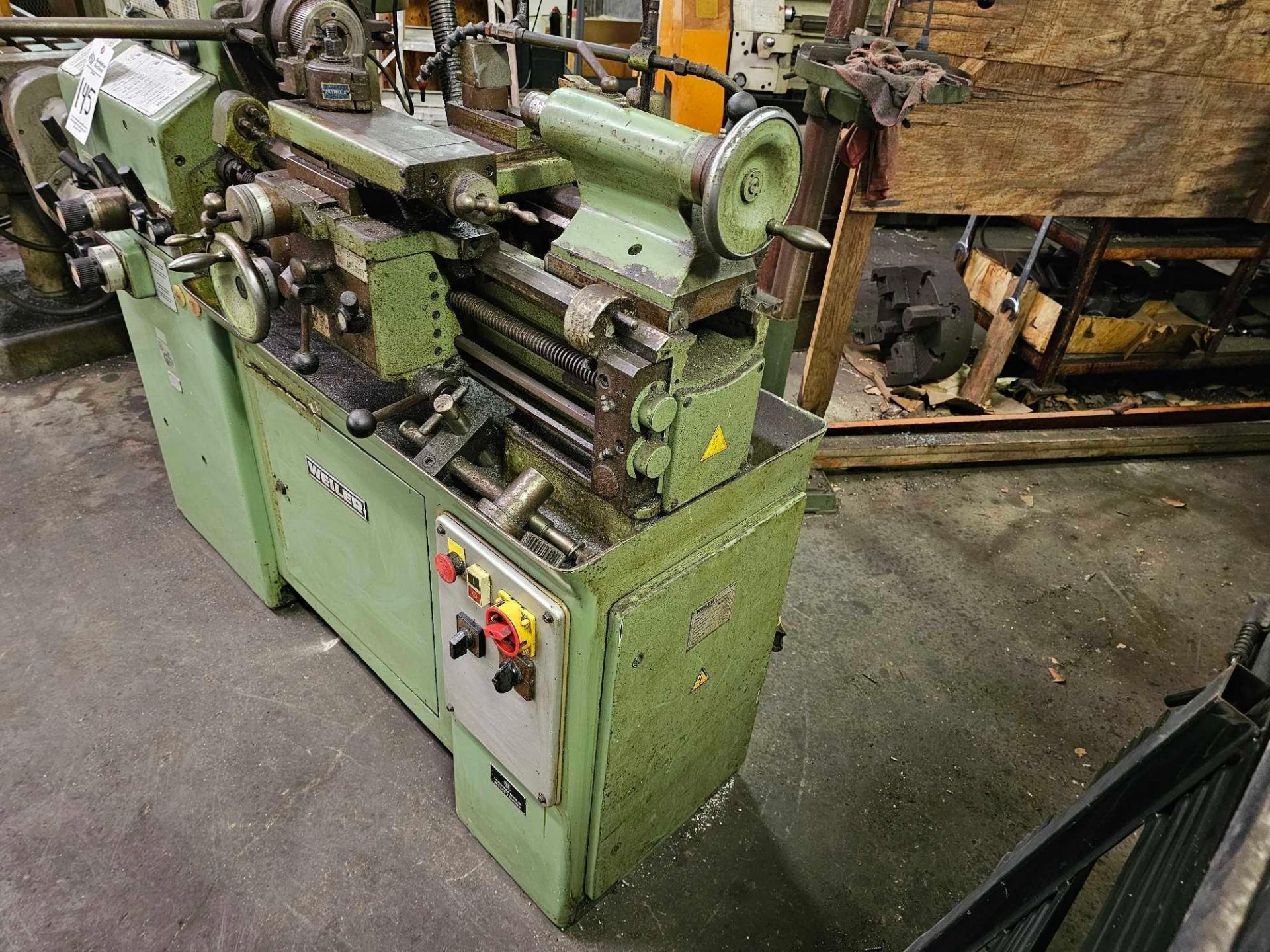 WEILER MATADOR LATHE WITH DRO - Image 2 of 12