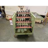 CART WITH CAT40 TOOL HOLDERS