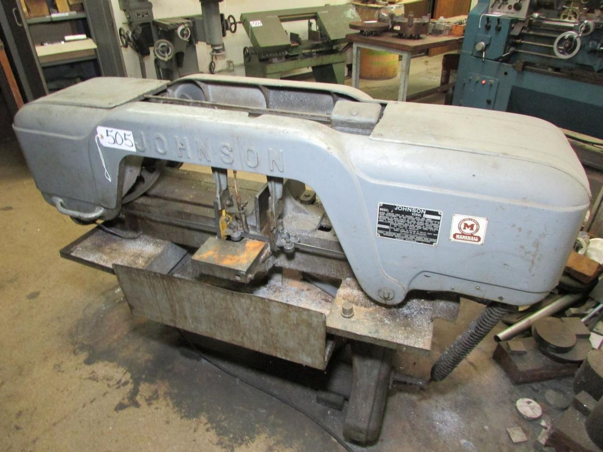 JOHNSON HORIZONTAL BANDSAW - Image 2 of 6